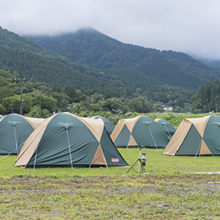 テント（利賀国際キャンプ場）